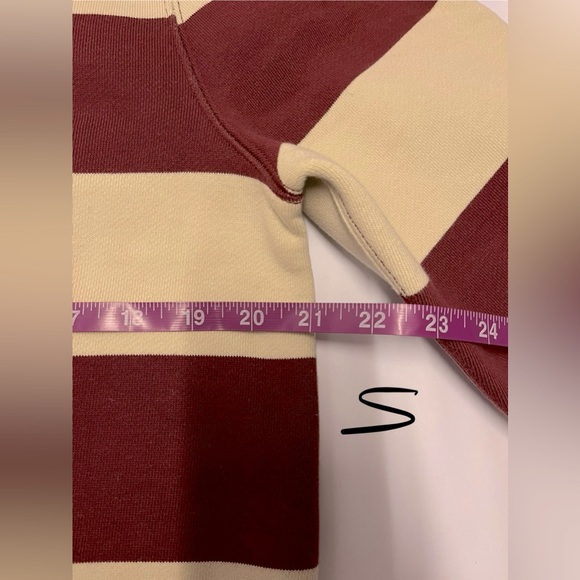 NEW J Crew Heritage 14 oz. fleece rugby pullover with corduroy collar!!! - Picture 5 of 10